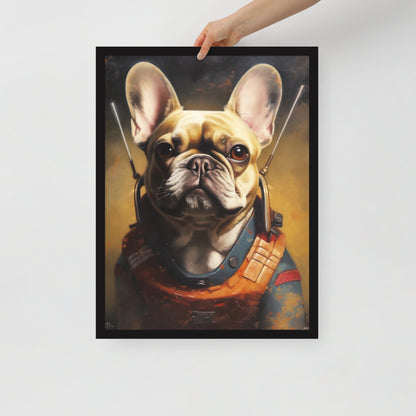 Captivating Frenchie Framed Poster - Essential Dog Lover's Wall Art