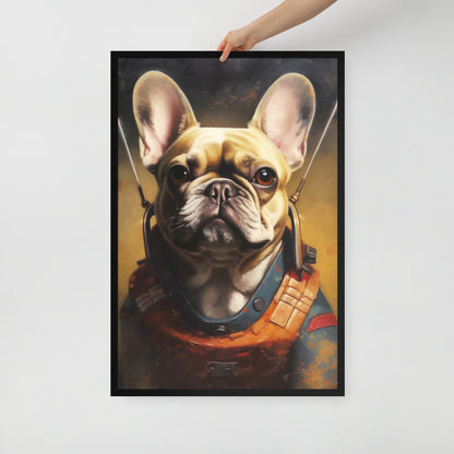 Captivating Frenchie Framed Poster - Essential Dog Lover's Wall Art