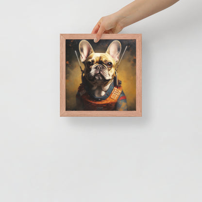 Captivating Frenchie Framed Poster - Essential Dog Lover's Wall Art