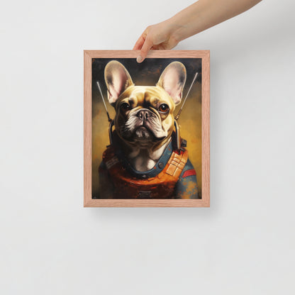 Captivating Frenchie Framed Poster - Essential Dog Lover's Wall Art