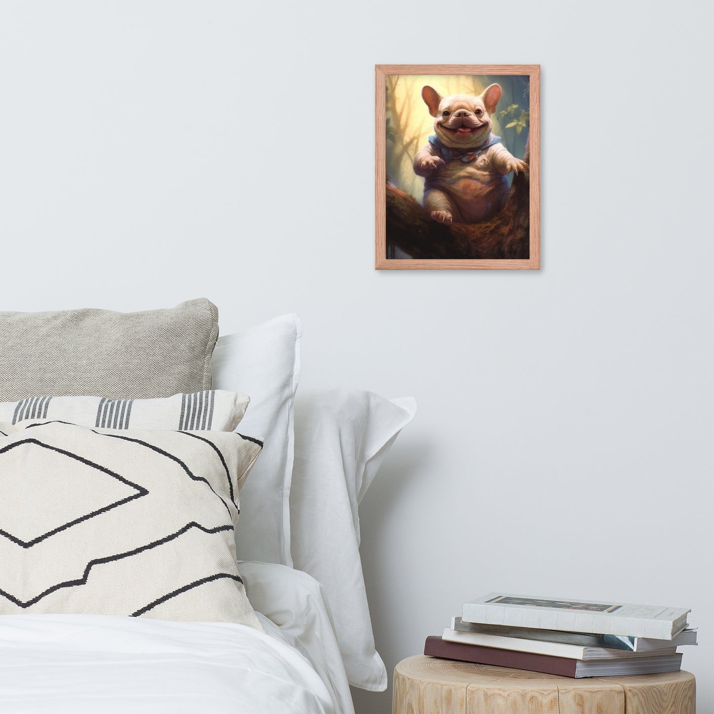 Koala Frenchie Framed Poster - An Adorable and Artistic Choice for Pet Lovers and Koala Admirers