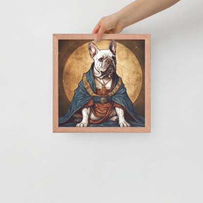 Artful Frenchie Framed Poster - Distinctive Canine Wall Art