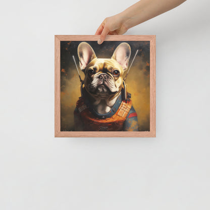 Captivating Frenchie Framed Poster - Essential Dog Lover's Wall Art