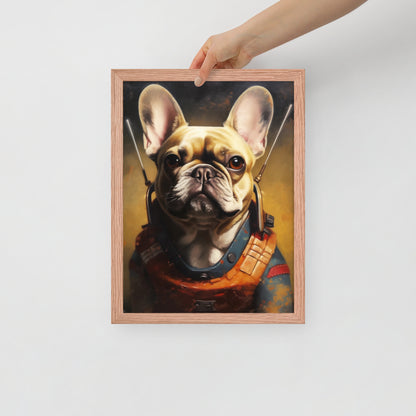 Captivating Frenchie Framed Poster - Essential Dog Lover's Wall Art