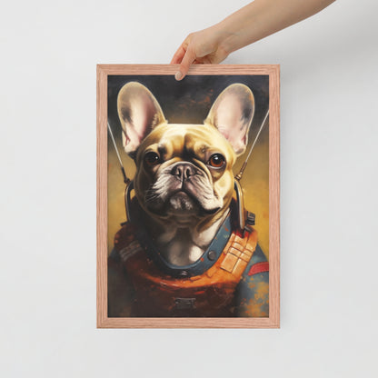 Captivating Frenchie Framed Poster - Essential Dog Lover's Wall Art