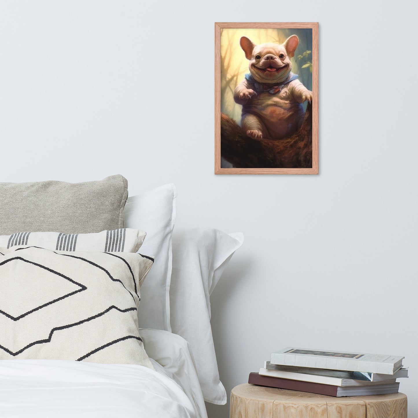 Koala Frenchie Framed Poster - An Adorable and Artistic Choice for Pet Lovers and Koala Admirers