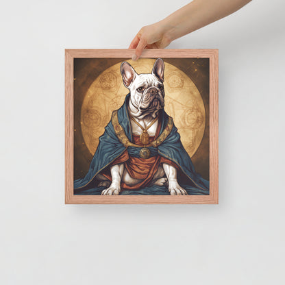 Artful Frenchie Framed Poster - Distinctive Canine Wall Art