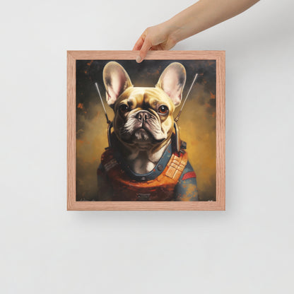 Captivating Frenchie Framed Poster - Essential Dog Lover's Wall Art