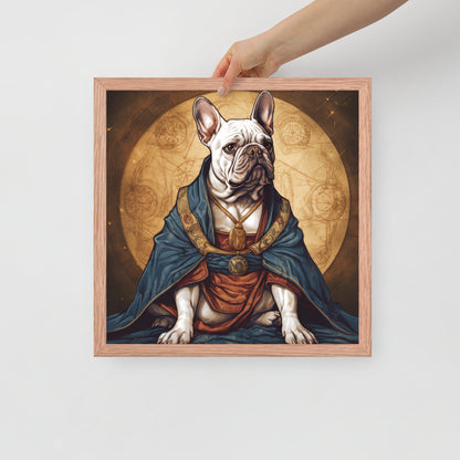 Artful Frenchie Framed Poster - Distinctive Canine Wall Art