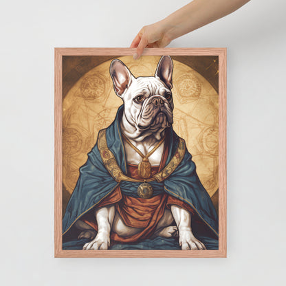 Artful Frenchie Framed Poster - Distinctive Canine Wall Art