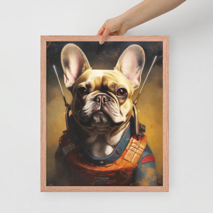 Captivating Frenchie Framed Poster - Essential Dog Lover's Wall Art