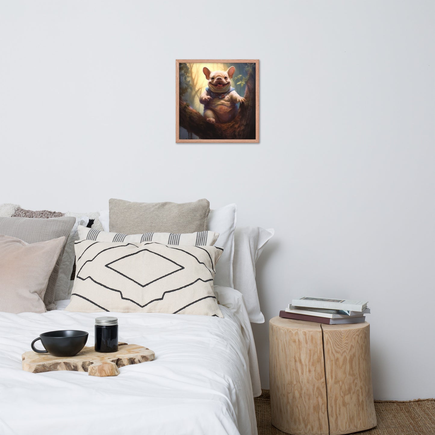 Koala Frenchie Framed Poster - An Adorable and Artistic Choice for Pet Lovers and Koala Admirers