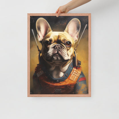 Captivating Frenchie Framed Poster - Essential Dog Lover's Wall Art