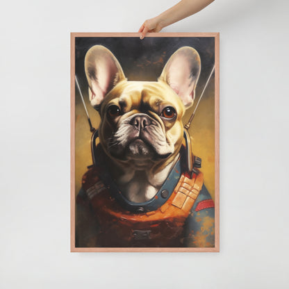 Captivating Frenchie Framed Poster - Essential Dog Lover's Wall Art