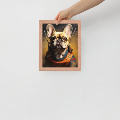 Captivating Frenchie Framed Poster - Essential Dog Lover's Wall Art