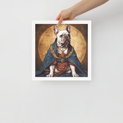 Artful Frenchie Framed Poster - Distinctive Canine Wall Art