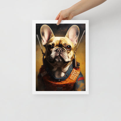 Captivating Frenchie Framed Poster - Essential Dog Lover's Wall Art