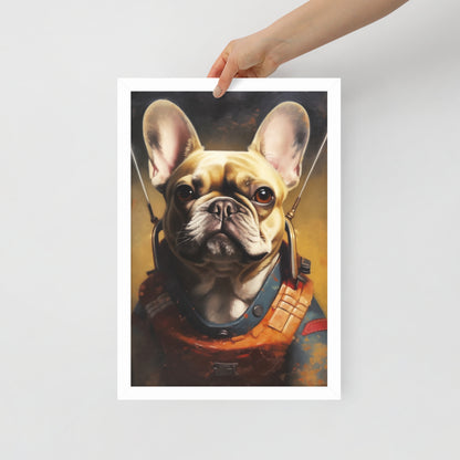 Captivating Frenchie Framed Poster - Essential Dog Lover's Wall Art