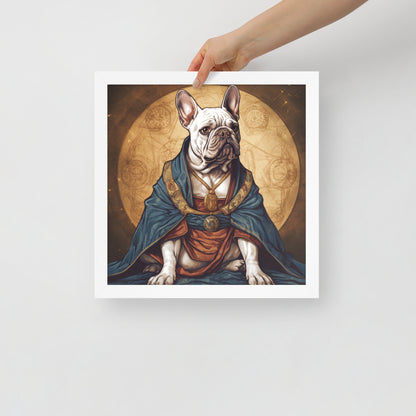 Artful Frenchie Framed Poster - Distinctive Canine Wall Art