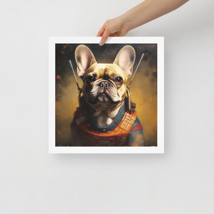 Captivating Frenchie Framed Poster - Essential Dog Lover's Wall Art