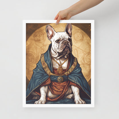 Artful Frenchie Framed Poster - Distinctive Canine Wall Art