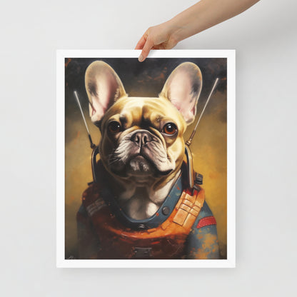 Captivating Frenchie Framed Poster - Essential Dog Lover's Wall Art