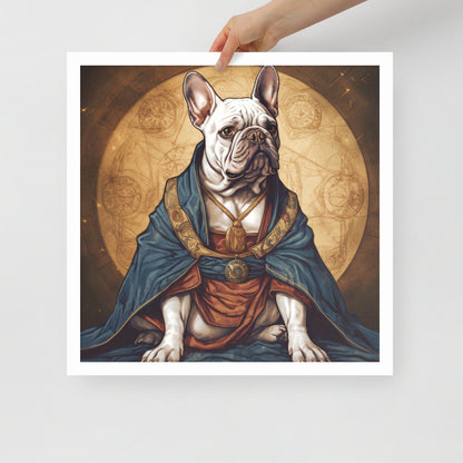 Artful Frenchie Framed Poster - Distinctive Canine Wall Art