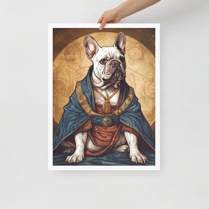 Artful Frenchie Framed Poster - Distinctive Canine Wall Art