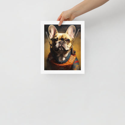 Captivating Frenchie Framed Poster - Essential Dog Lover's Wall Art