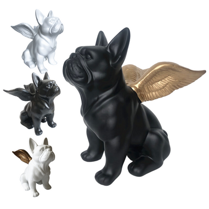 CanineGlo Adorable French Bulldog Statue Angel