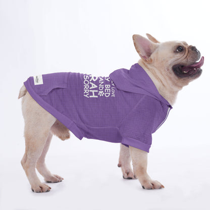 Custom Hoodies for French Bulldogs with the Owner's Name  | Frenchie Shop Original