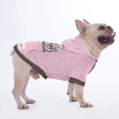 Feed me treats and call me handsome - Hoodies for French Bulldog  | Frenchie Shop Original