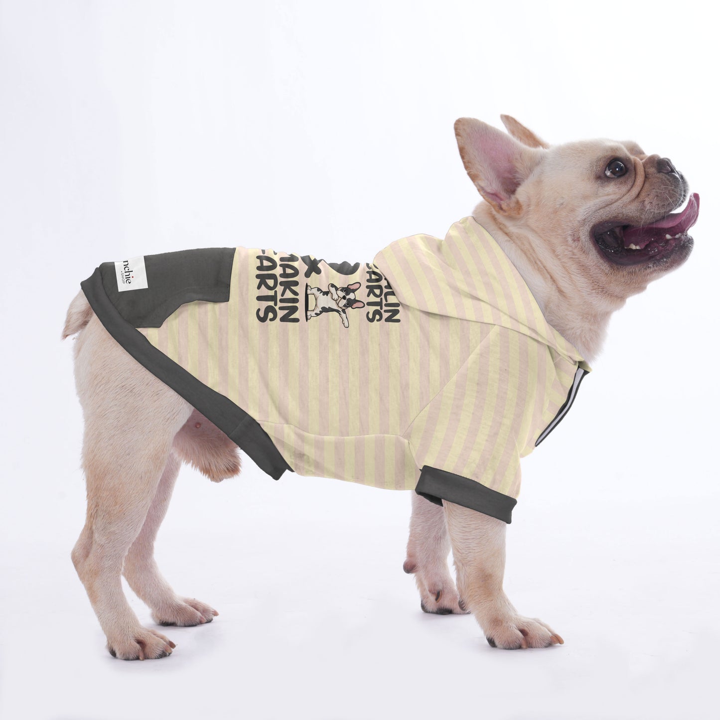 Stealin Hearts & Makin Farts - Hoodies for French Bulldog  | Frenchie Shop Original