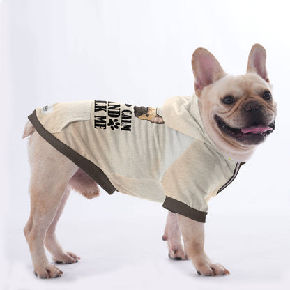 Keep Calm and walk me - Hoodies for French Bulldog  | Frenchie Shop Original