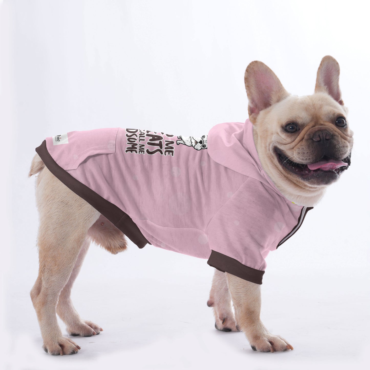 Feed me treats and call me handsome - Hoodies for French Bulldog  | Frenchie Shop Original