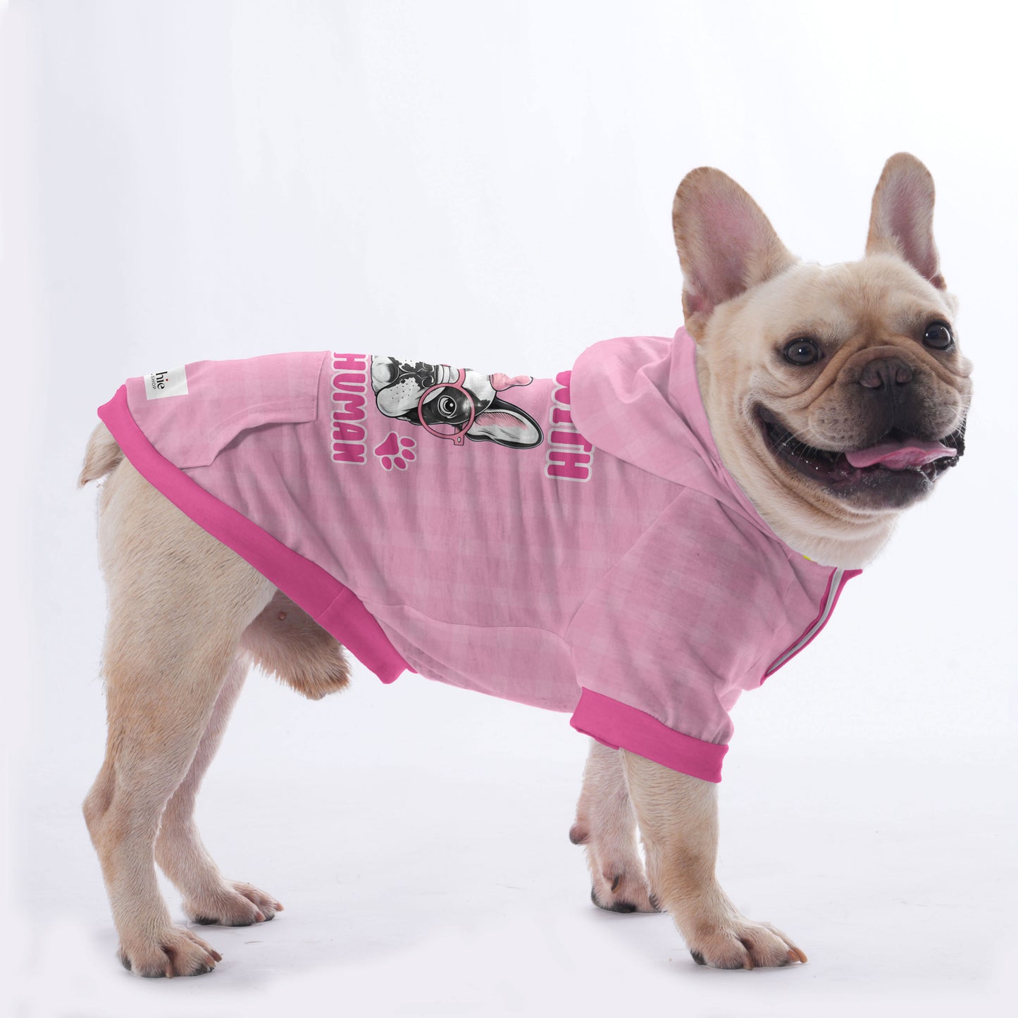 I'm with the Human - Hoodies for French Bulldog  | Frenchie Shop Original