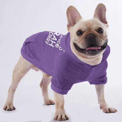 Custom Hoodies for French Bulldogs with the Owner's Name  | Frenchie Shop Original