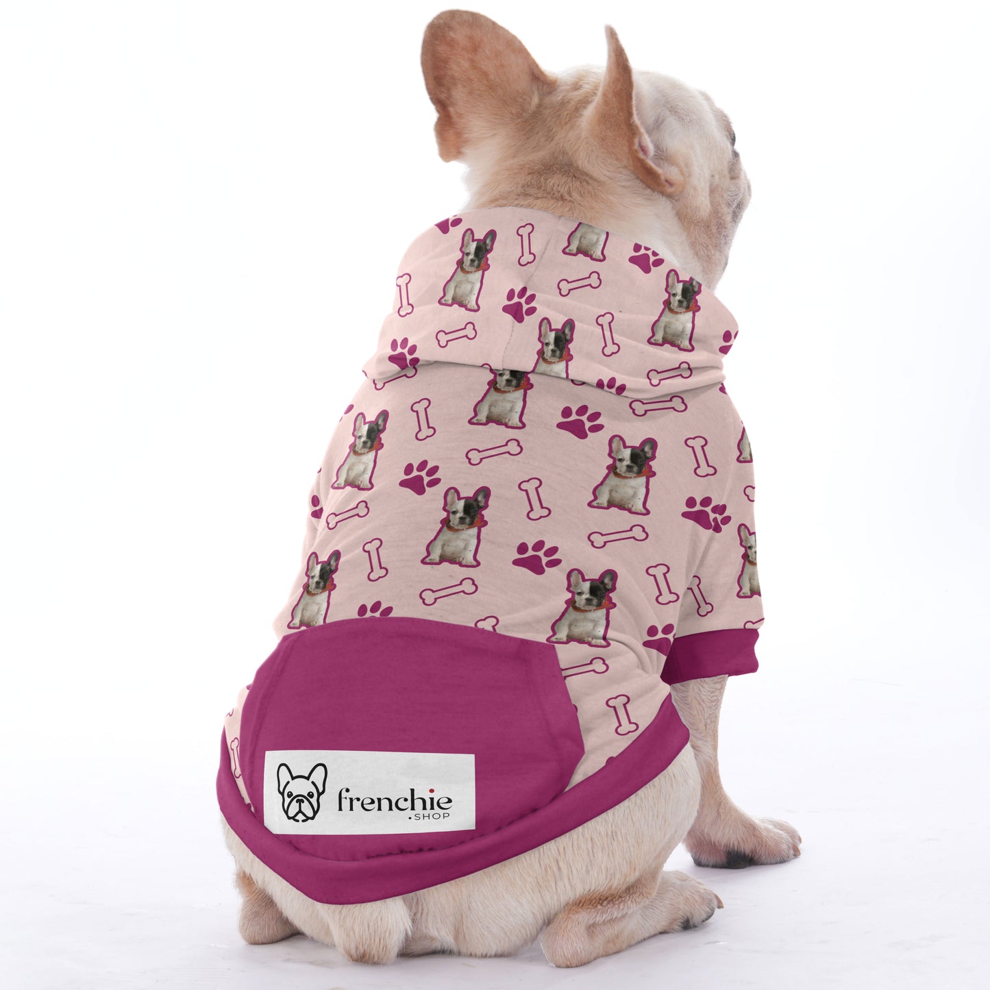 Customized French Bulldog Hoodies with Your Dog’s Image | Frenchie Shop Original