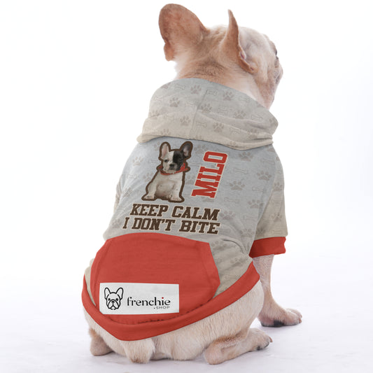 Custom French Bulldog Hoodies with Your Dog's Picture and Name  | Frenchie Shop Original