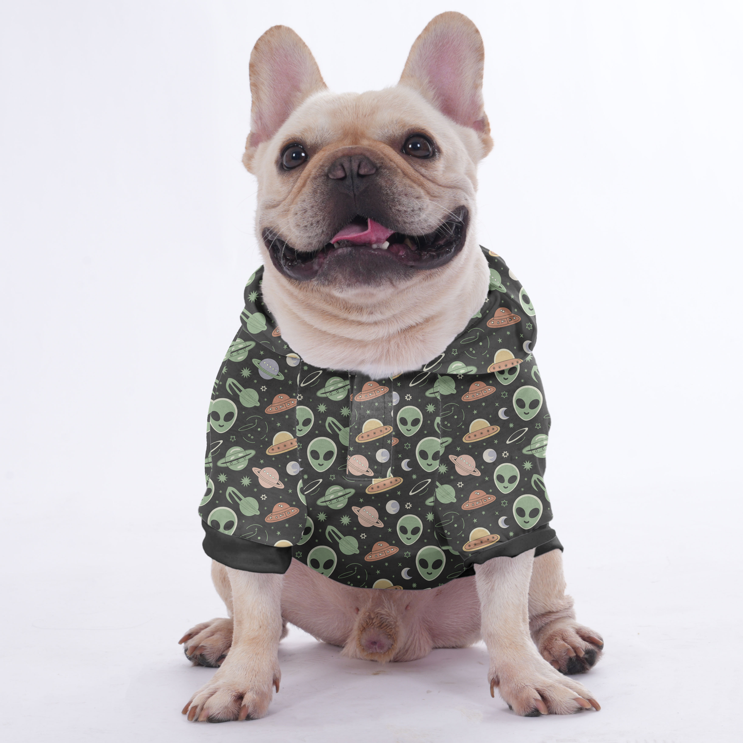 The Alien - Hoodies for French Bulldog  | Frenchie Shop Original