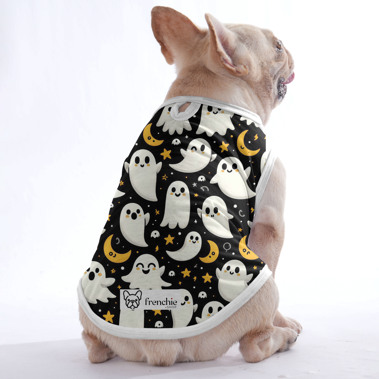 The ghost -  Shirt for Frenchies - Frenchie Shop Original