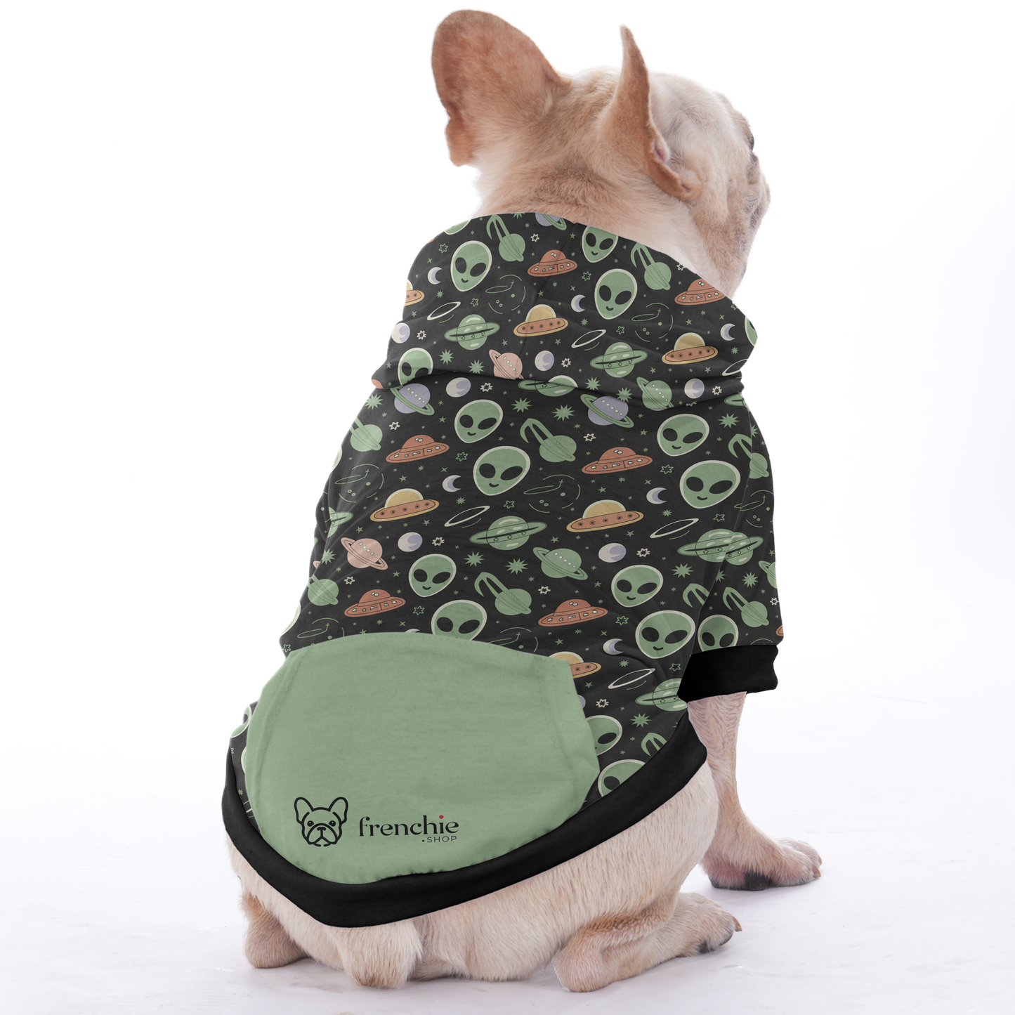 The Alien - Hoodies for French Bulldog  | Frenchie Shop Original