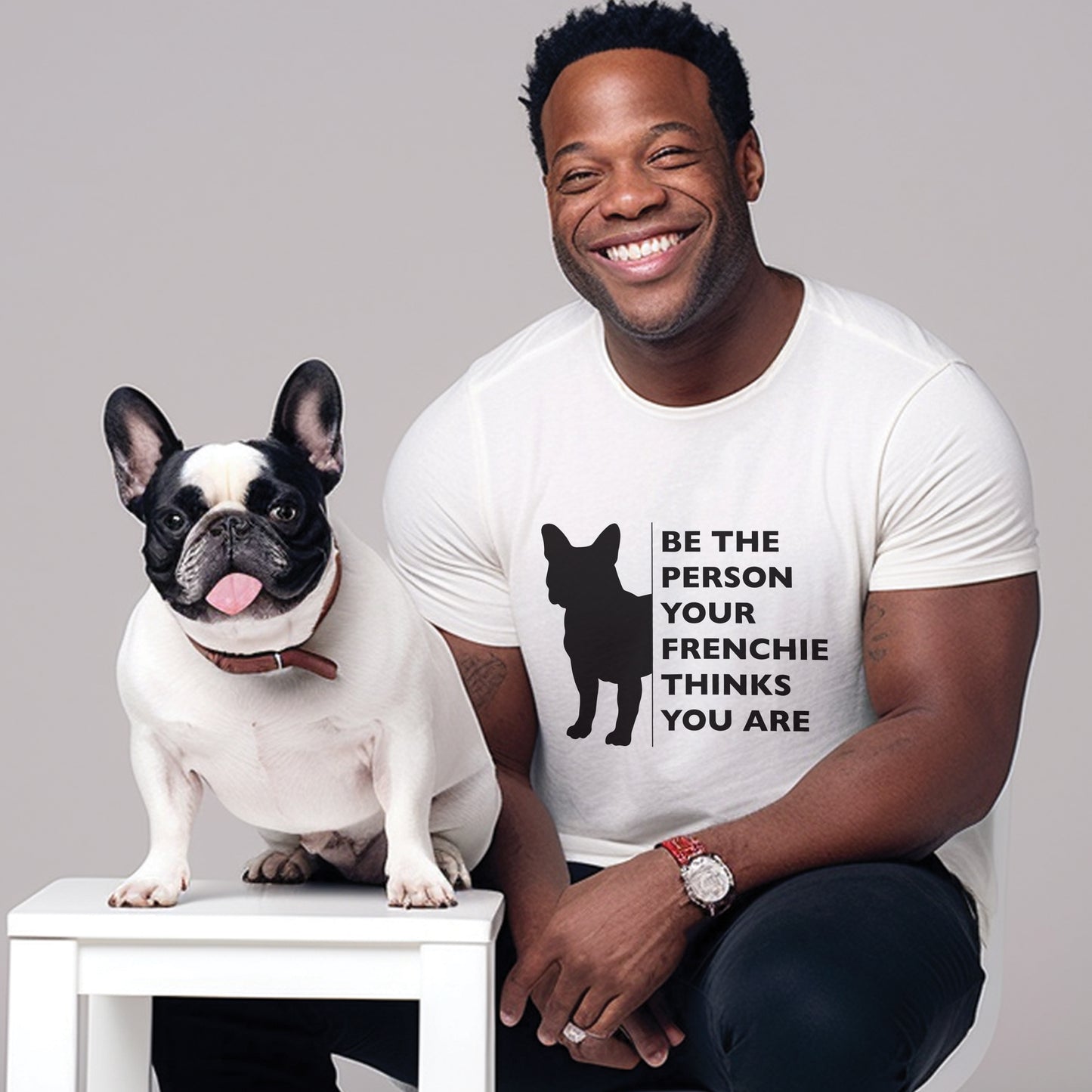 Frenchie Charm - Unisex T-Shirt