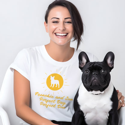 Frenchie and the sun - Unisex T-Shirt