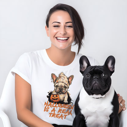 Chic Frenchie Halloween - Unisex T-Shirt