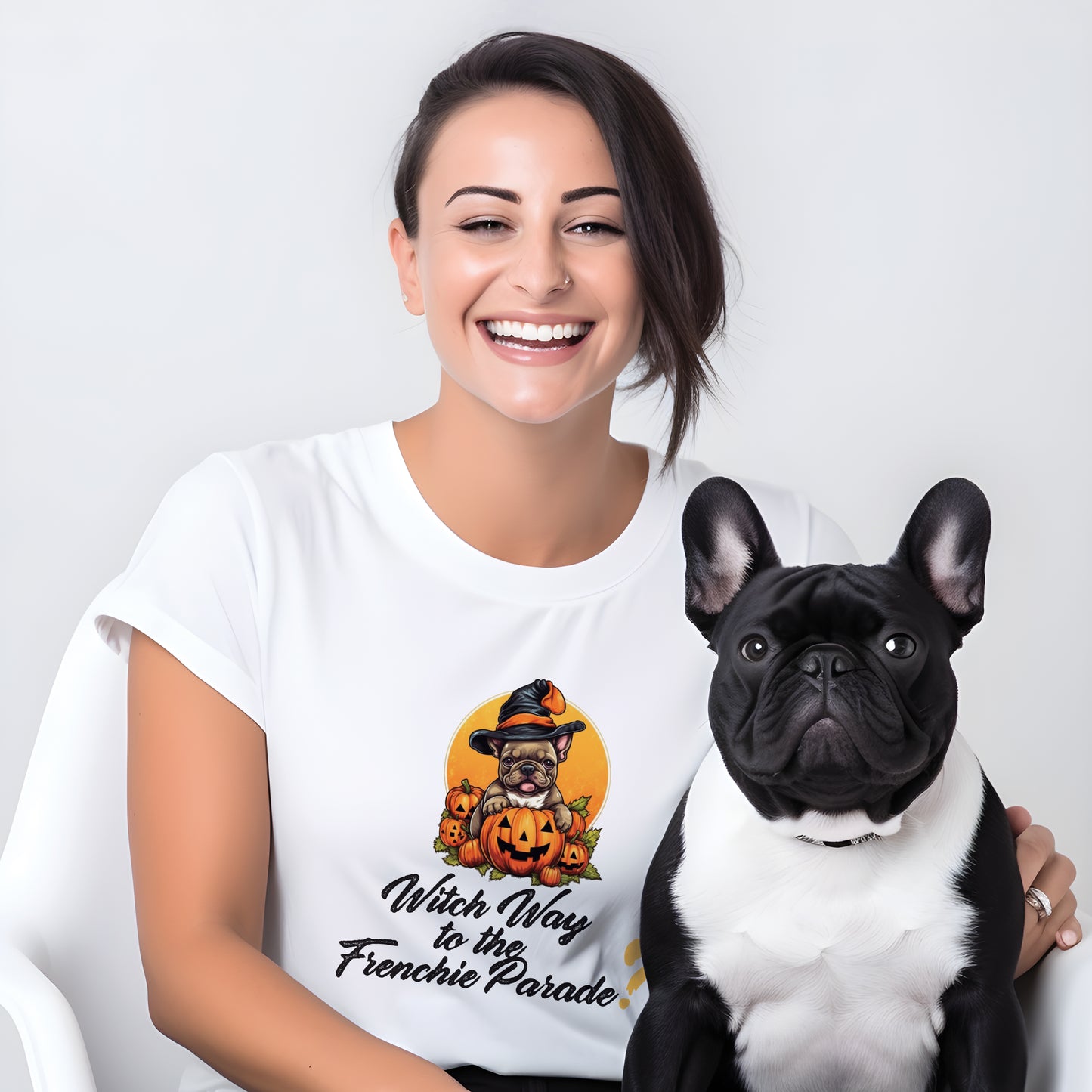 Witchy Frenchie Charms - Unisex T-Shirt