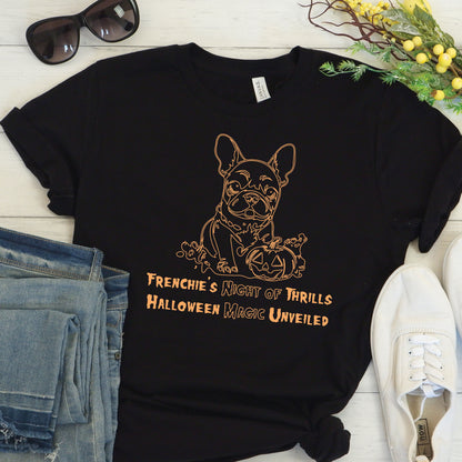 French Bulldog Halloween Night - Unisex T-Shirt