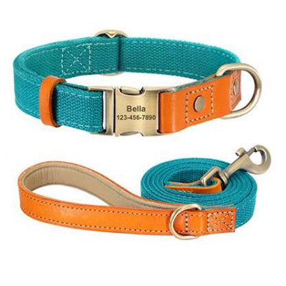 French Bulldog No Pull Collar Harness Leash Set (WS0223) - Frenchie Bulldog Shop