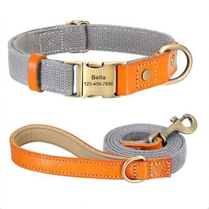 French Bulldog No Pull Collar Harness Leash Set (WS0223) - Frenchie Bulldog Shop