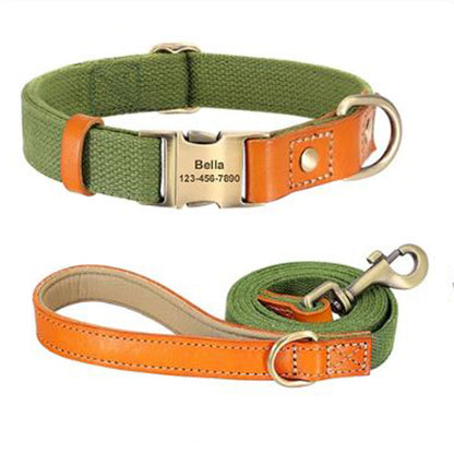 French Bulldog No Pull Collar Harness Leash Set (WS0223) - Frenchie Bulldog Shop